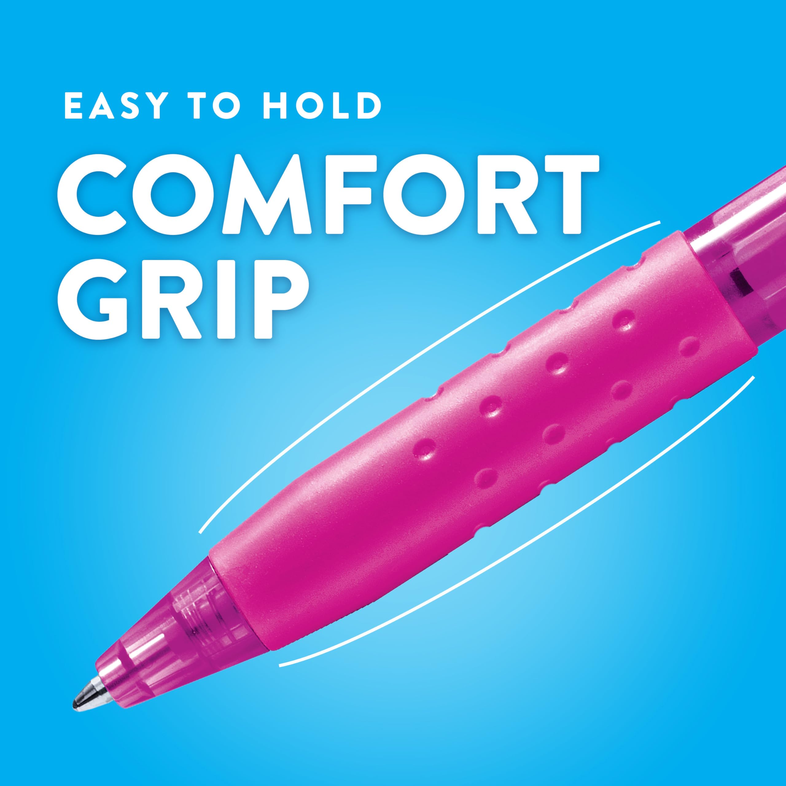 Paper Mate InkJoy 300RT Retractable Ballpoint Pens - Ultra-Smooth Ink | 1.0mm Medium Point | 24 Black Pens 3