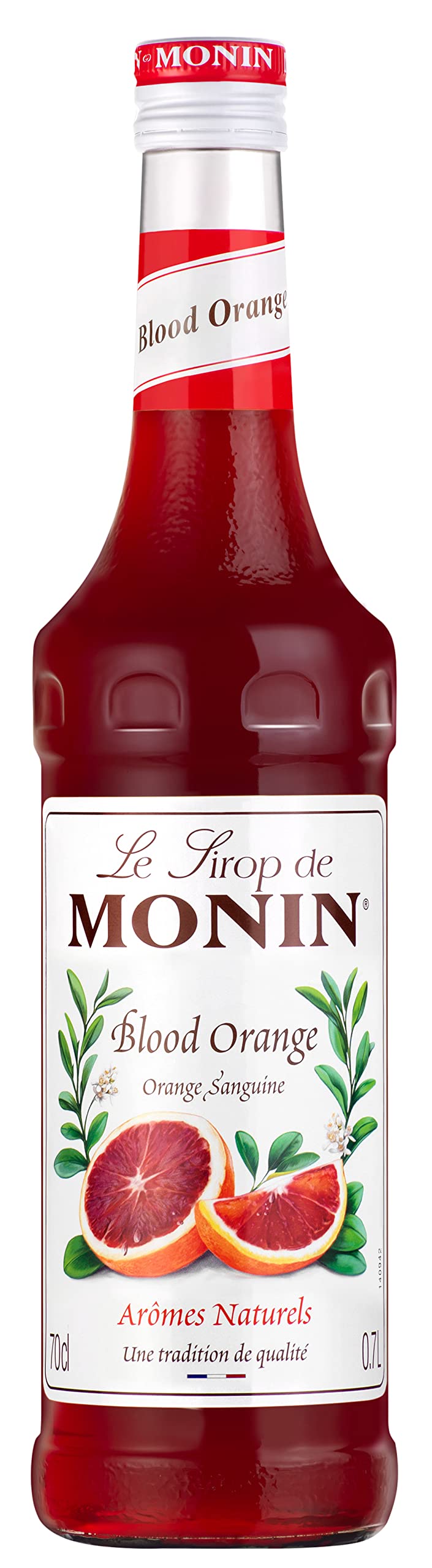 Monin Premium Blood Orange Syrup - 700ml for Cocktails & Mocktails | Vegan-Friendly 1