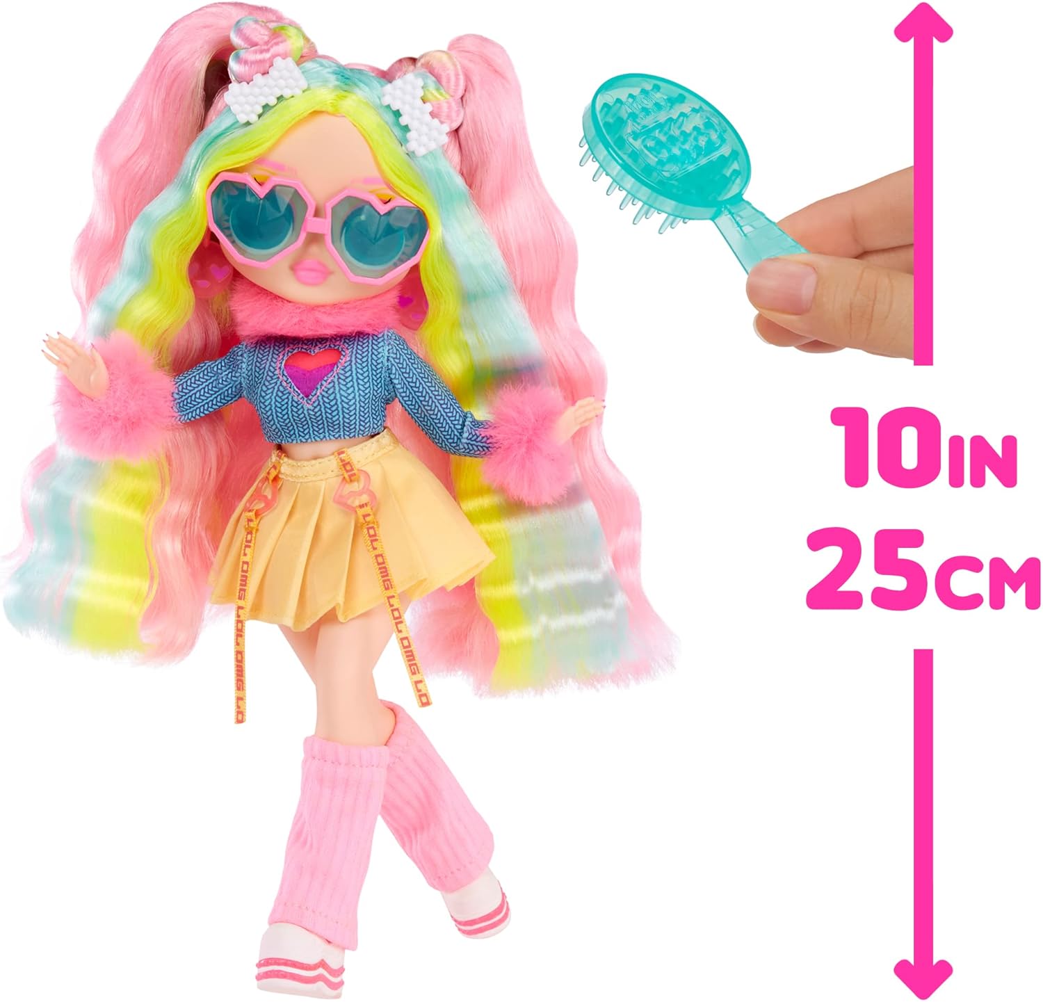 LOL Surprise OMG Sunshine Makeover Fashion Doll - Bubblegum DJ - Color Change Playset 2