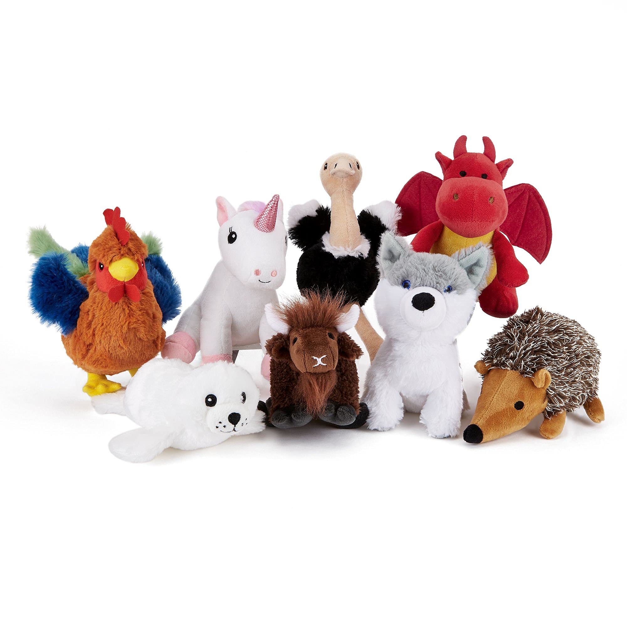 Zappi Co Unicorn Plush Toy - Soft Cuddly Polyester Stuffed Animal | 12-15 cm 5
