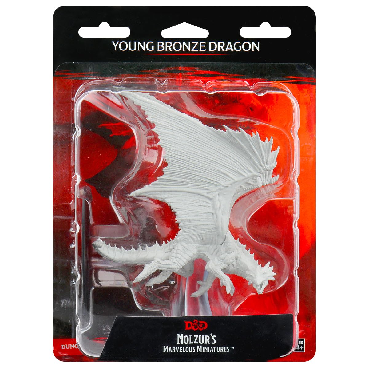 WizKids Nolzur's Marvelous Miniatures - Young Bronze Dragon Accessory | Plastic | Adult 1