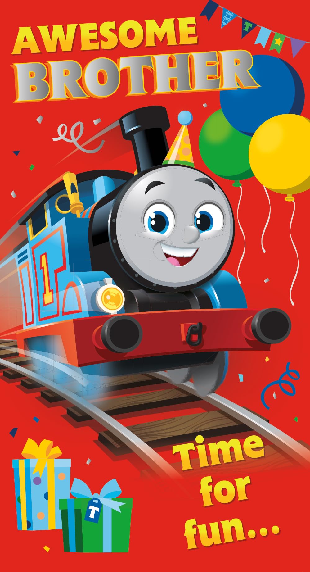 Danilo Promotions LTD Thomas & Friends Brother Birthday Card | A5 Size