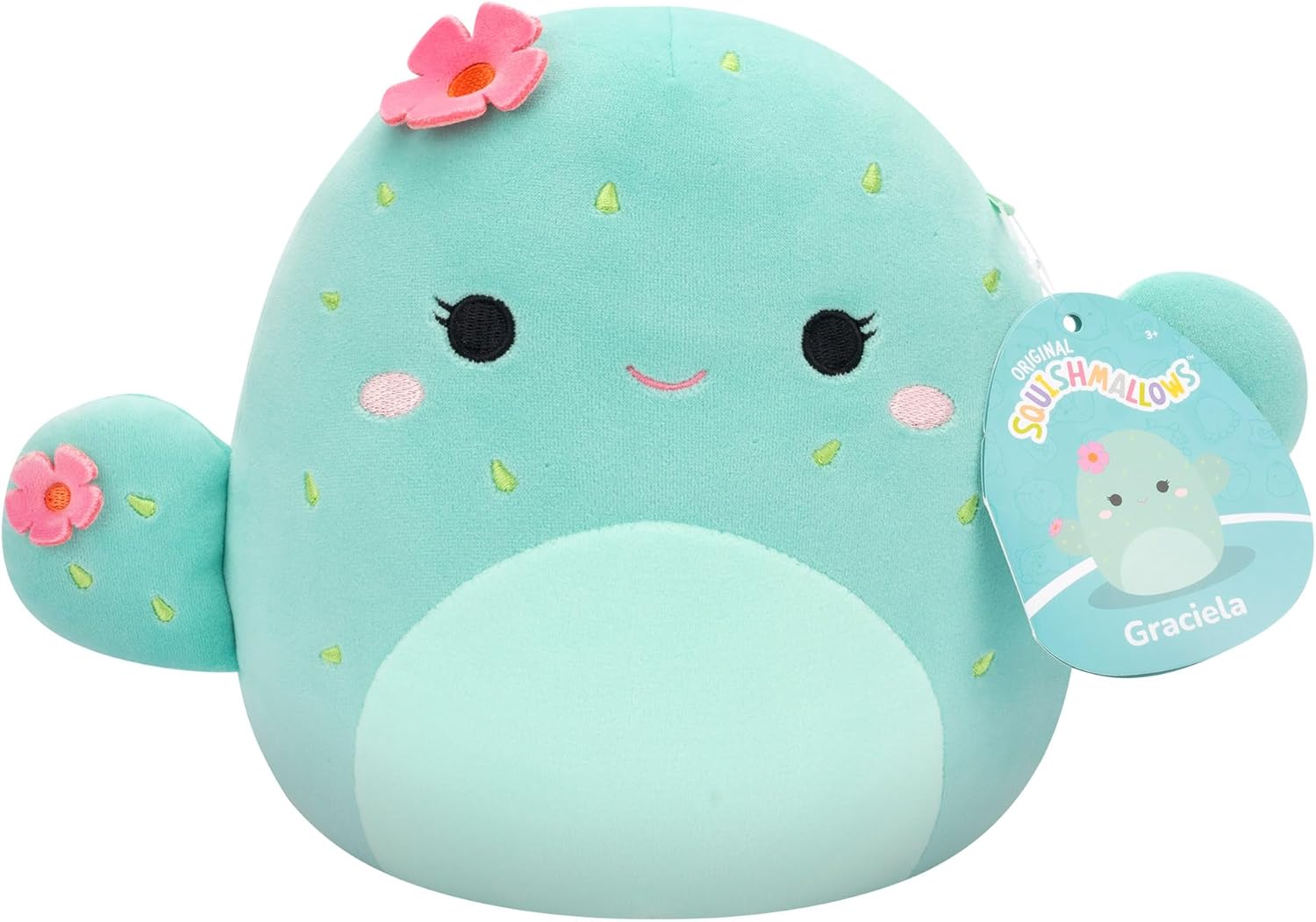Squishmallows Original 7.5 Inch Plush - Graciela the Mint Barrel Cactus 2