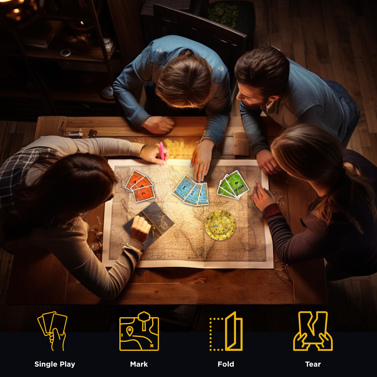 Thames & Kosmos EXIT: The Forgotten Island – Escape Room Card Game for 1-4 Players 11