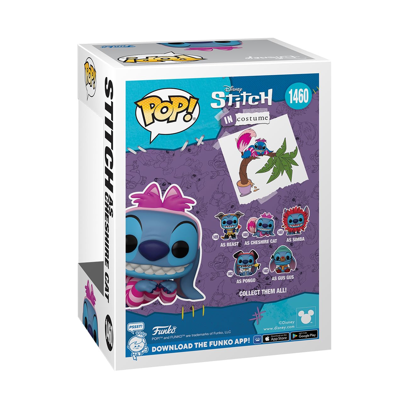 Funko POP! Disney: Lilo and Stitch - Stitch Costume Cheshire Vinyl Figure 3
