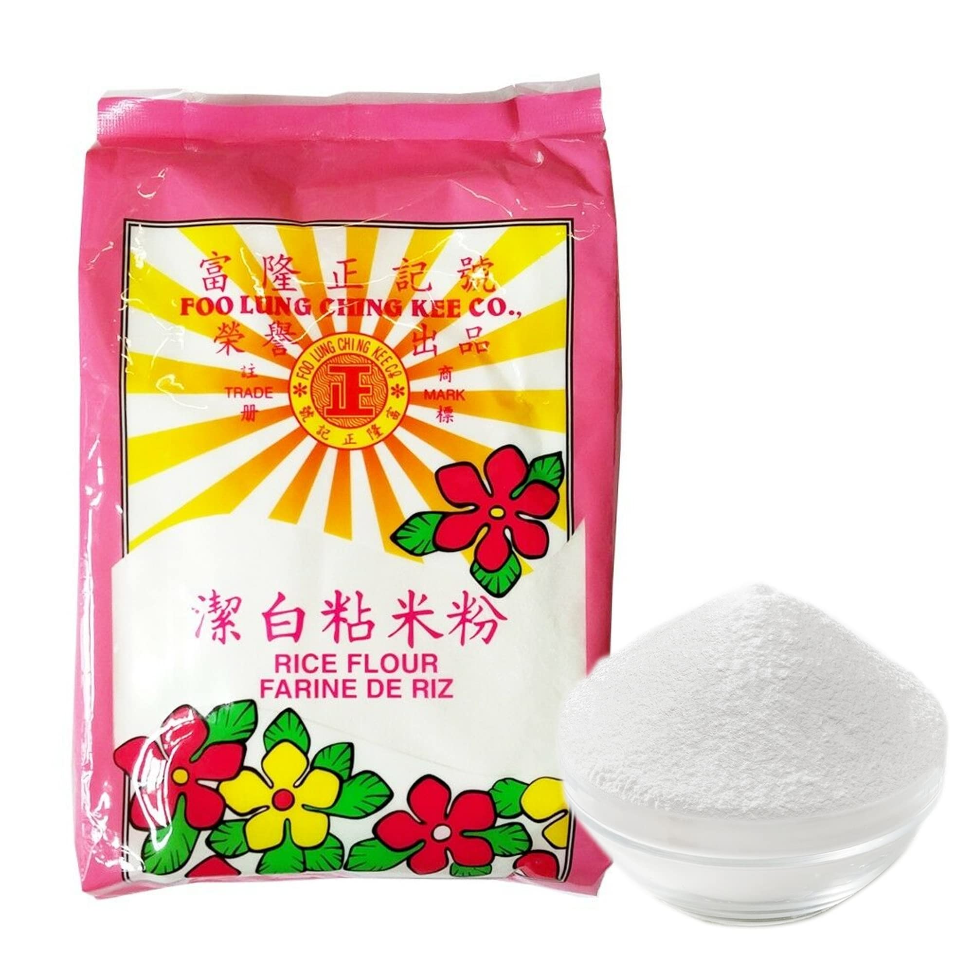 AMZGROCERY Foo Lung Ching Kee Rice Flour - 100% Rice | 450g Pack 1