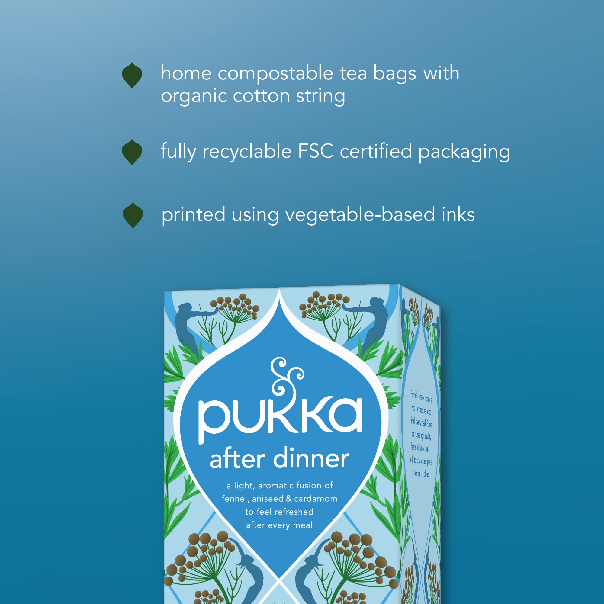 Pukka Herbs Feel New Organic Herbal Tea - 20 Count (Pack of 4) | 80 Teabags Total 8