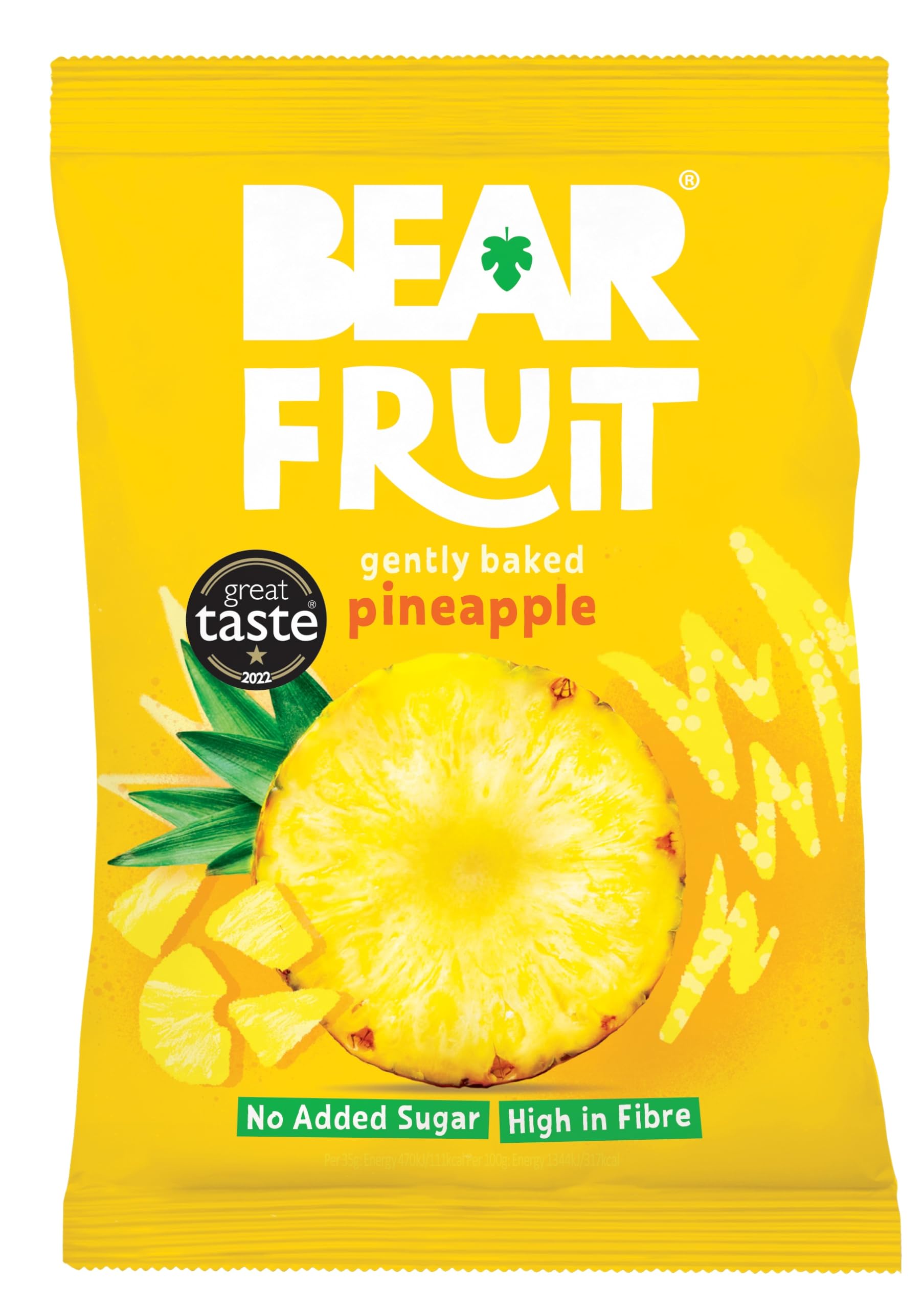 BEAR Fruit Variety Pack - Mango, Pineapple & Strawberry | 14 Packs | 590g Total 4