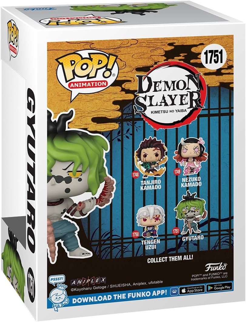 Funko Pop! Animation Demon Slayer - Gyutaro Vinyl Figure (80332)