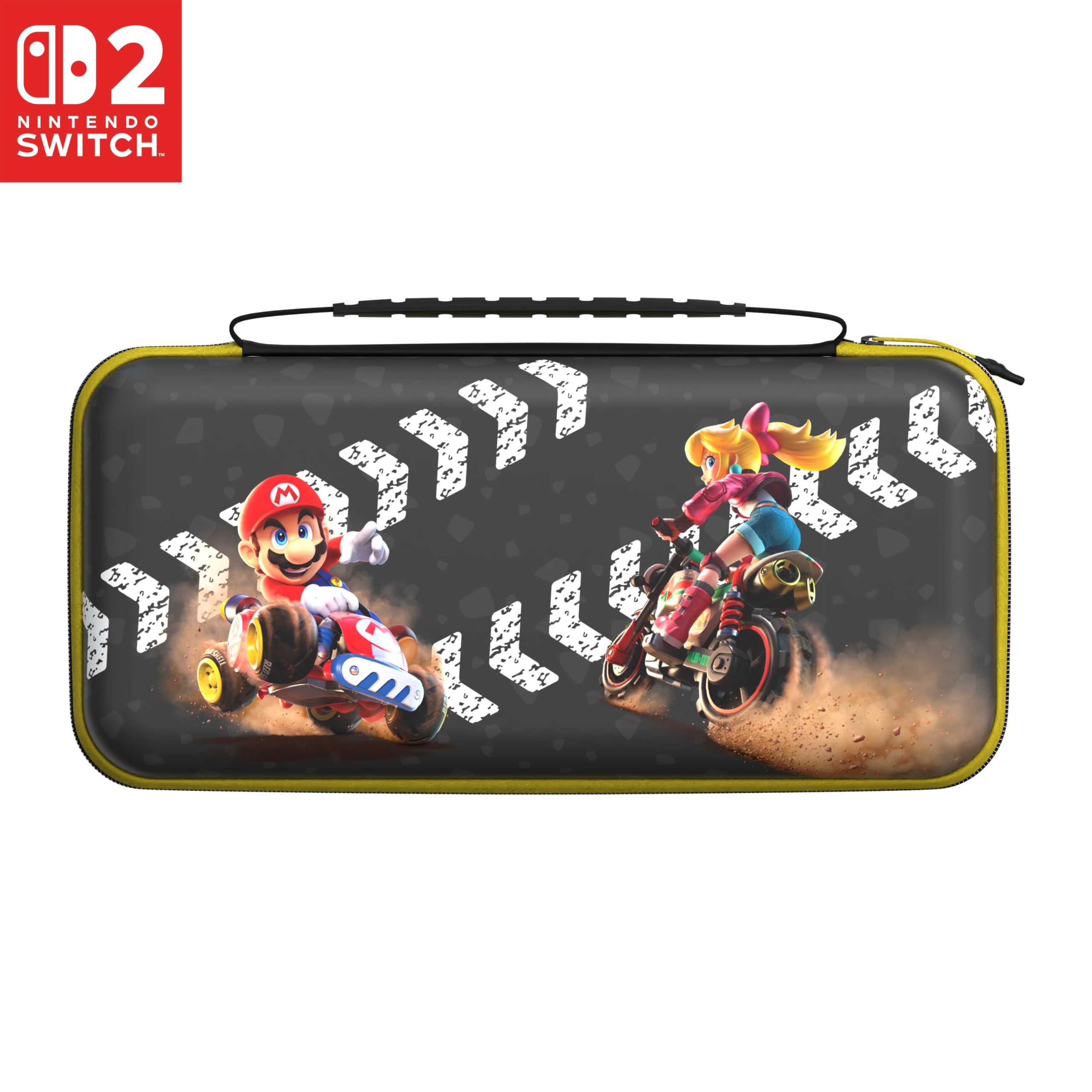 Turtle Beach PlayTrek Mario Kart World Travel Case for Nintendo Switch | Glow-in-the-Dark Artwork