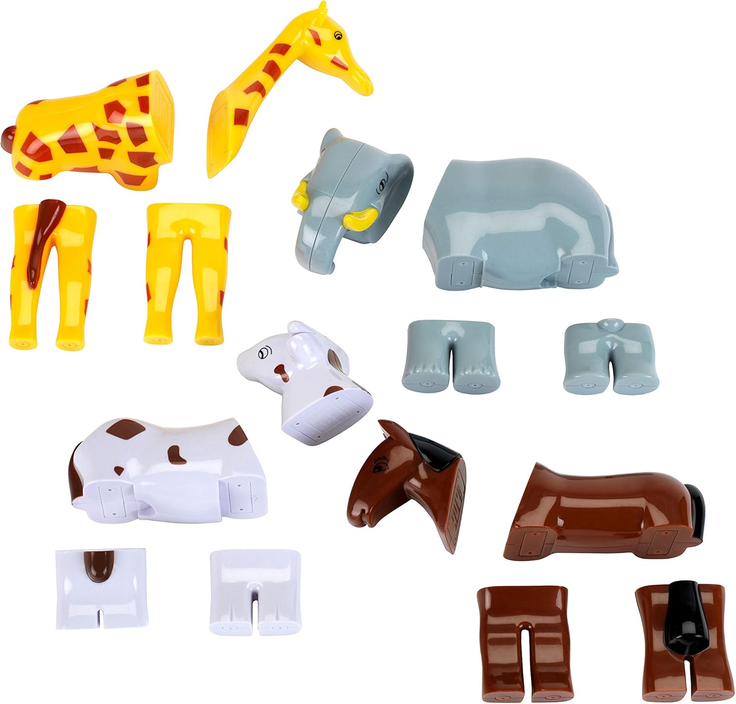 Theo Klein 71 Funny Puzzle Magnetic Animals - Educational Toy for Toddlers 1 Year and Up