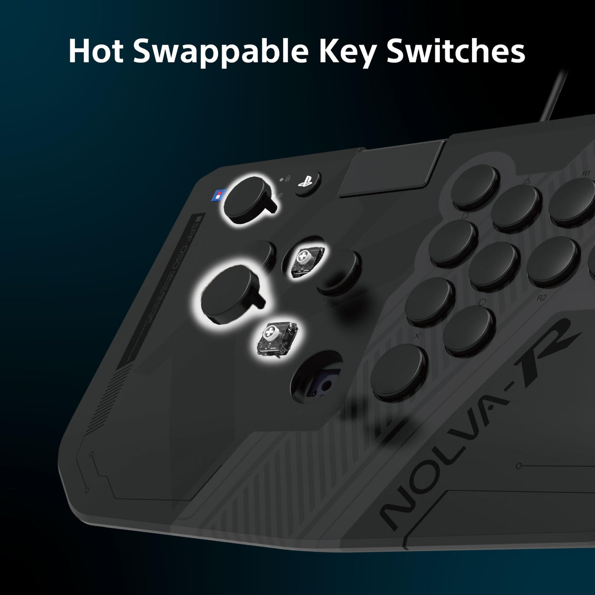 Hori NOLVA REACTOR Mechanical All-Button Arcade Controller [PS5] [PC]