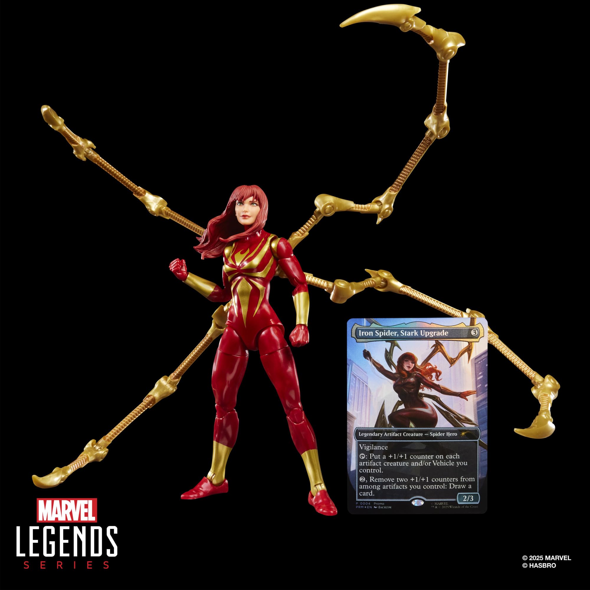 Marvel Legends Series Magic: The Gathering Mary Jane Watson (Iron Spider) Action Figure 13