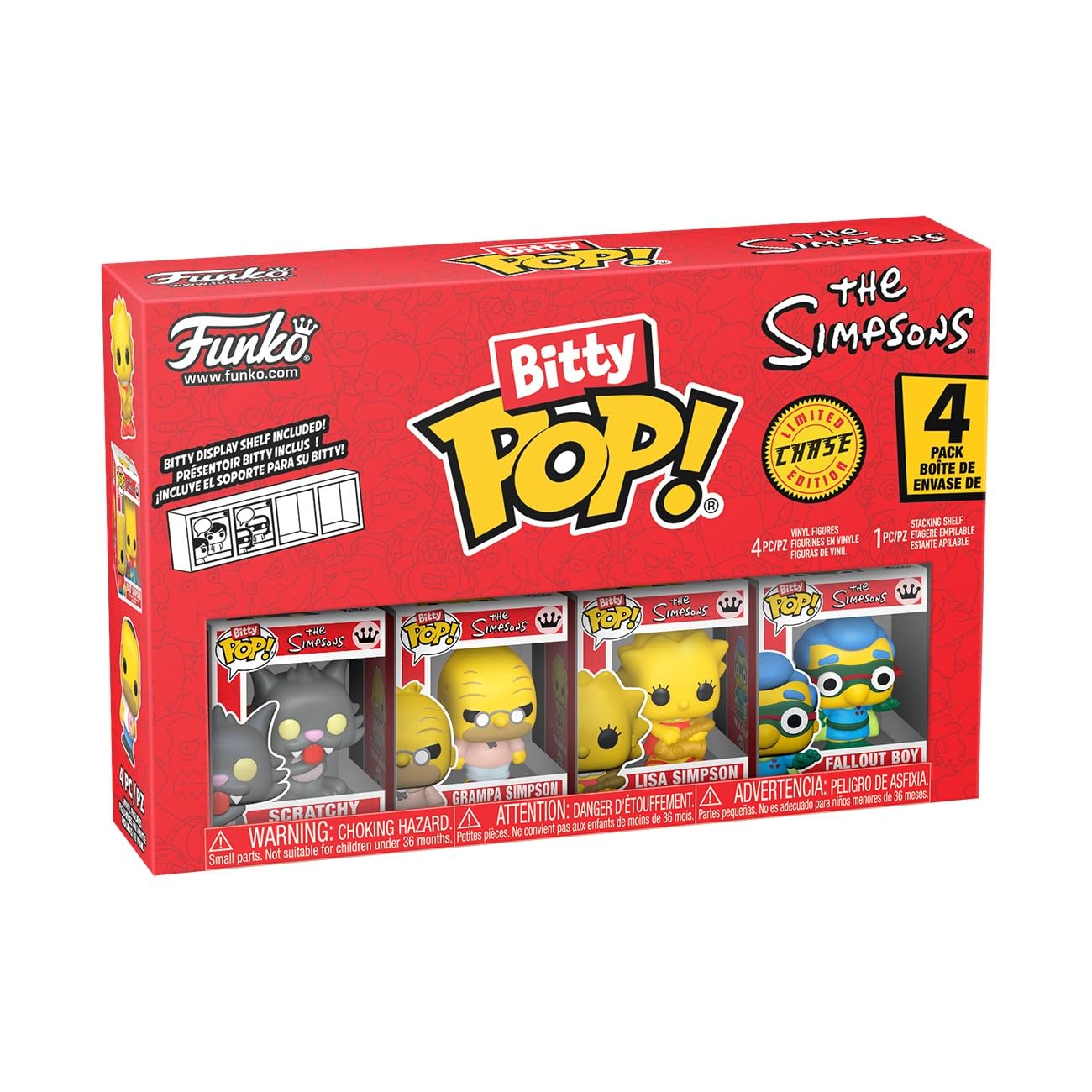 Funko Bitty Pop! The Simpsons - Scratchy - 4PK with Mystery Mini Figure 10