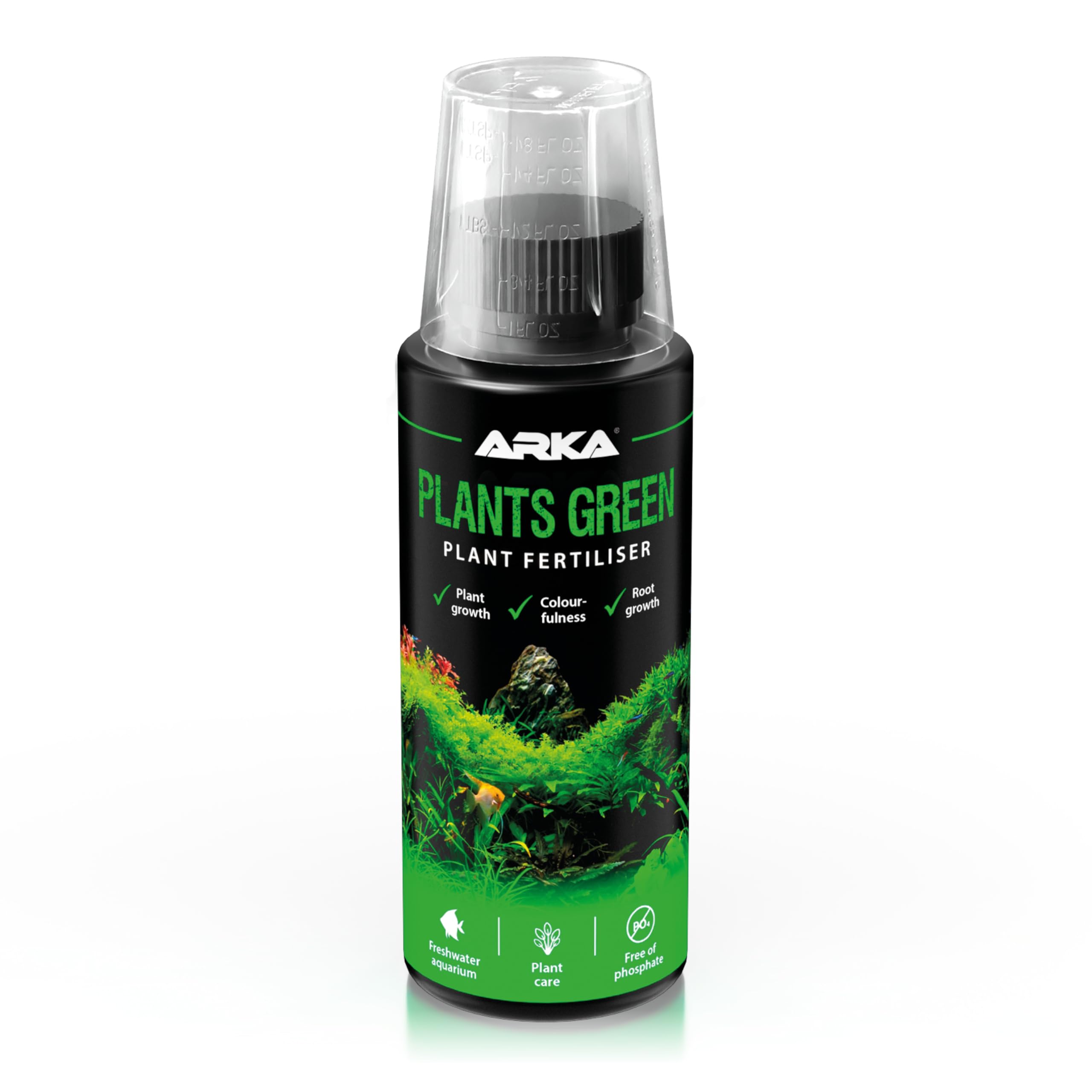 ARKA Plants Green Aquarium Plant Fertiliser - 118 ml Liquid for Lush Growth