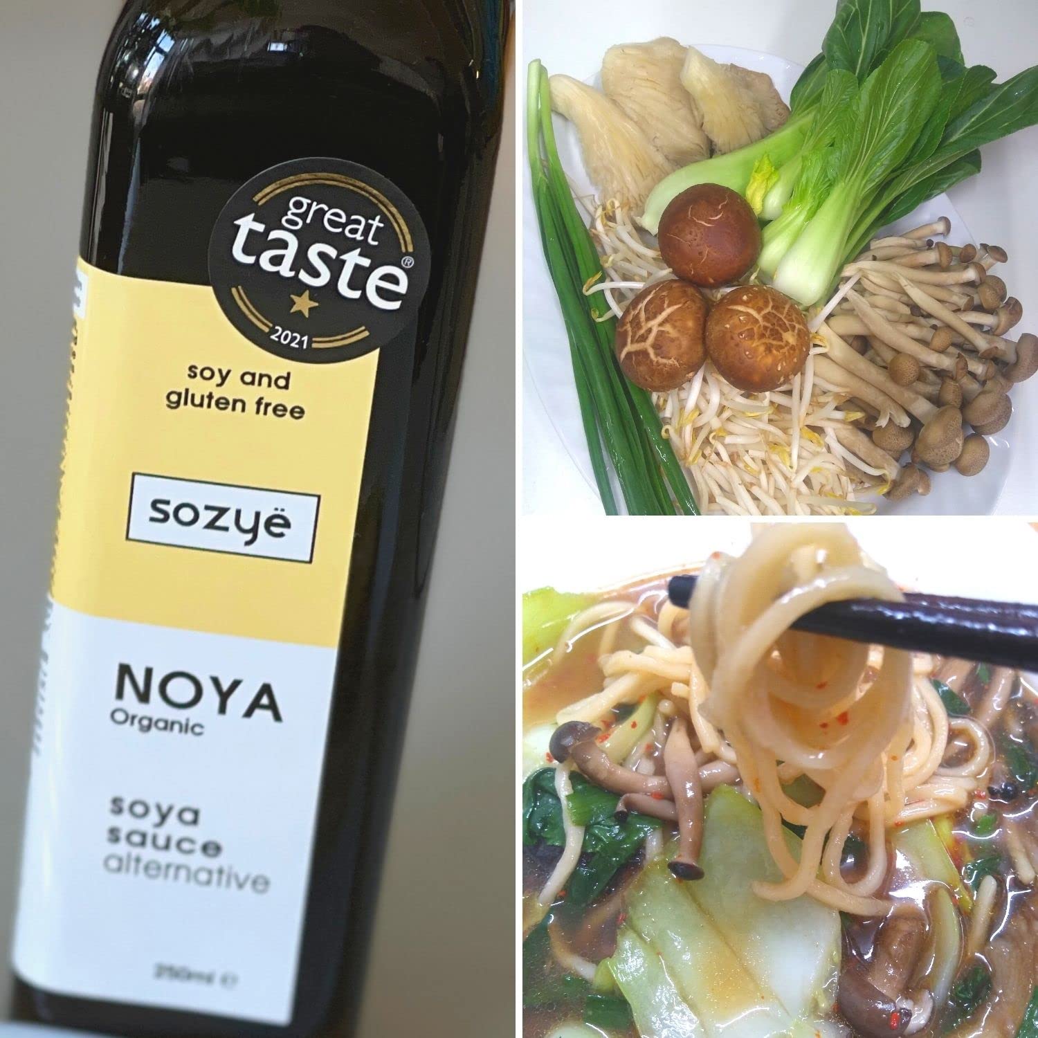 sozyë NOYA Organic Soya Sauce Alternative - Soy Free, Gluten Free, Award Winning | 250 ml 5