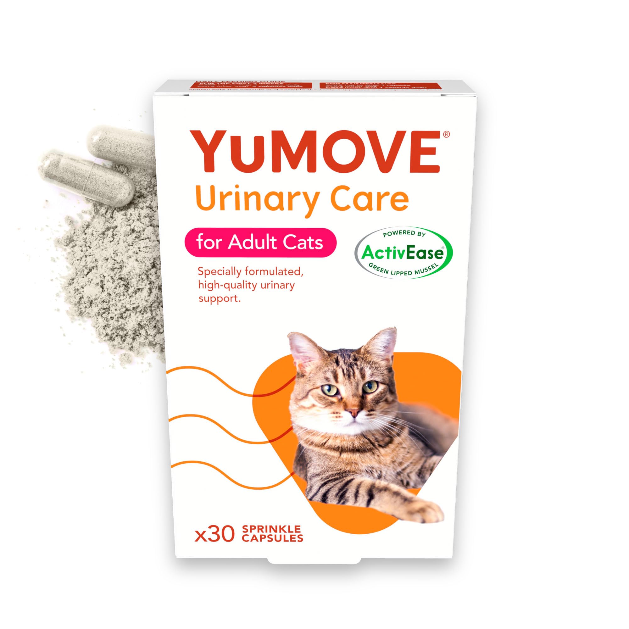 YuMOVE Urinary Care Supplements for Adult Cats - 30 Capsules, Pumpkin Flavor 1