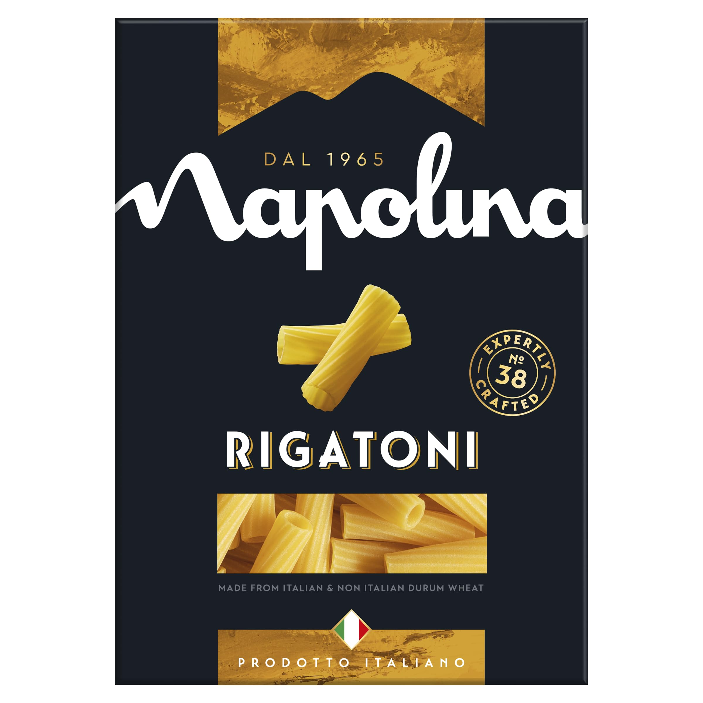 Napolina Rigatoni Pasta - Made with 100% Durum Wheat | 500g Pack 1