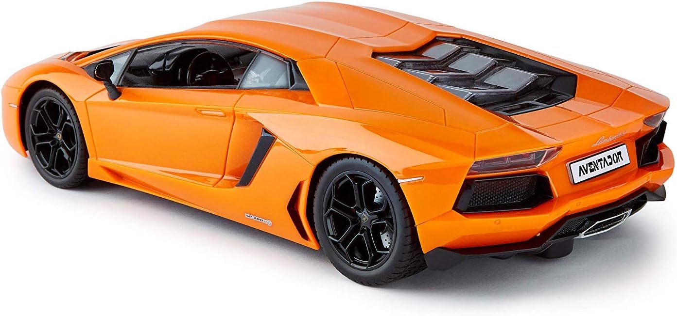 CMJ RC Lamborghini Aventador - 1:14 Scale Remote Control Car with LED Lights & Spring Suspension 8