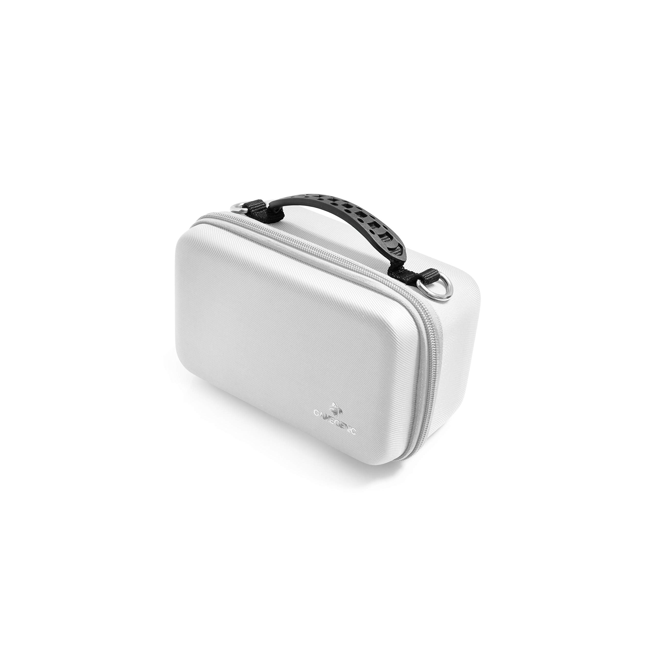 Gamegenic Game Shell - Portable Card Case for 250 Double-Sleeved Cards | White | Nylon