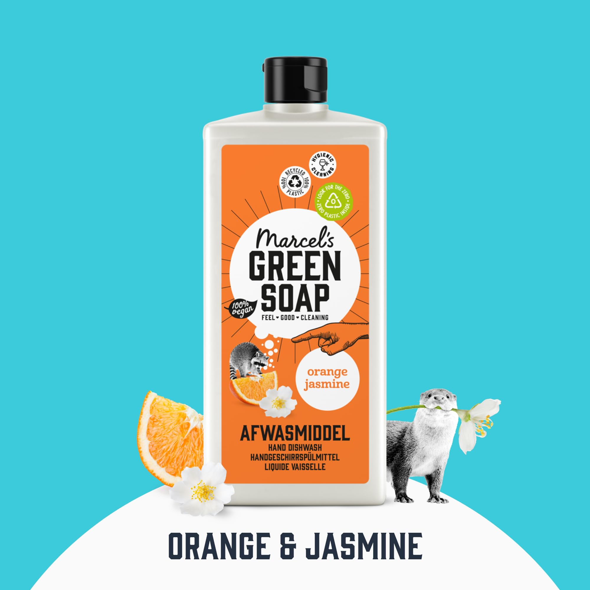 Marcel's Green Soap Washing-Up Liquid Orange & Jasmine - 500 ml - Plant-Based & Biodegradable 7
