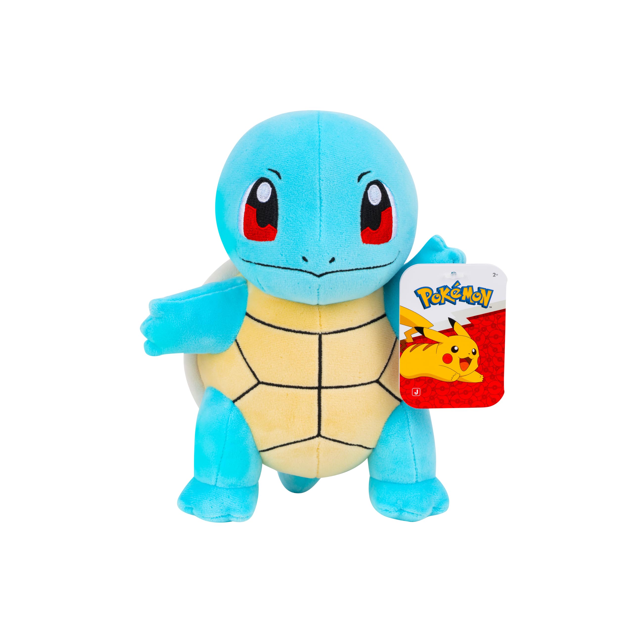 Pokémon Squirtle 8-Inch Stuffed Animal Plush | Classic Edition | Blue Polyester 6