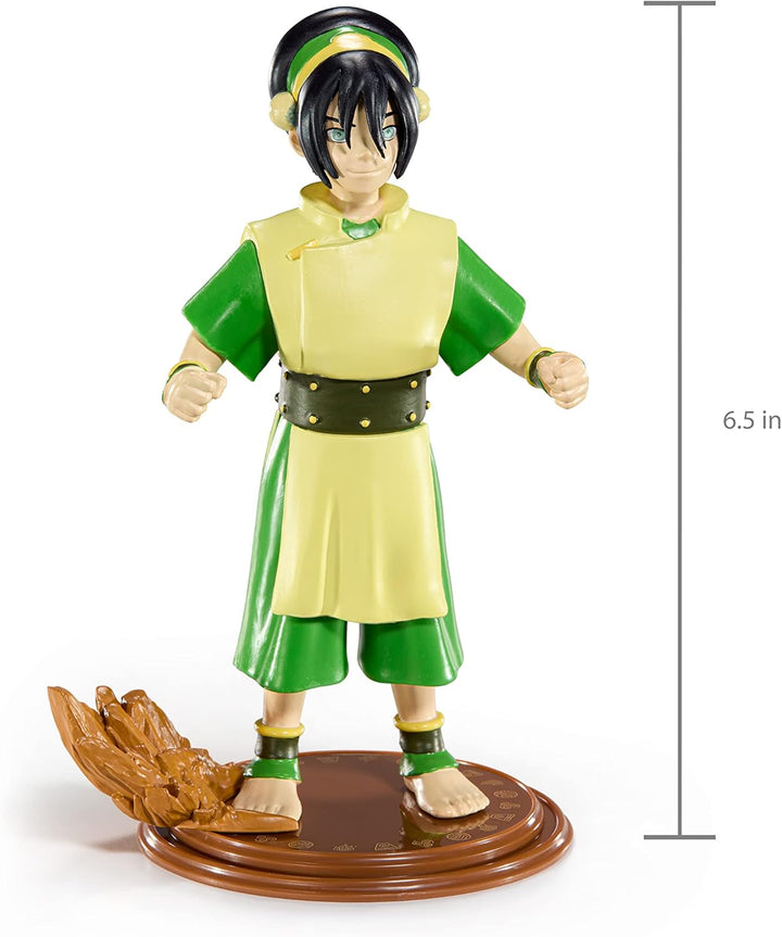 BendyFigs The Noble Collection Avatar: The Last Airbender - Toph Bendable Posable Collectible Figure (144028)