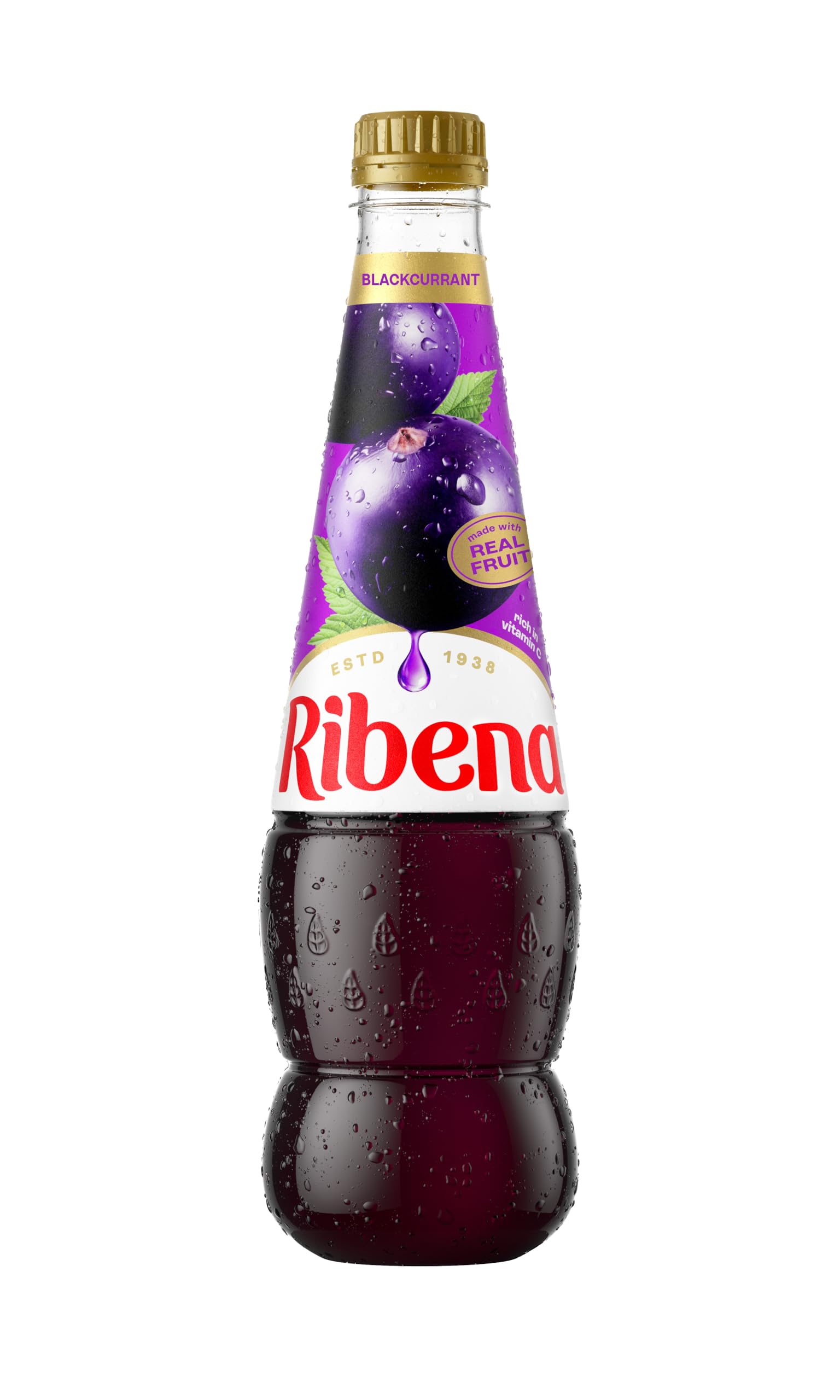 Ribena Blackcurrant Squash Concentrate - Rich in Vitamin C | 850ml | 100% Recycled Bottle 1