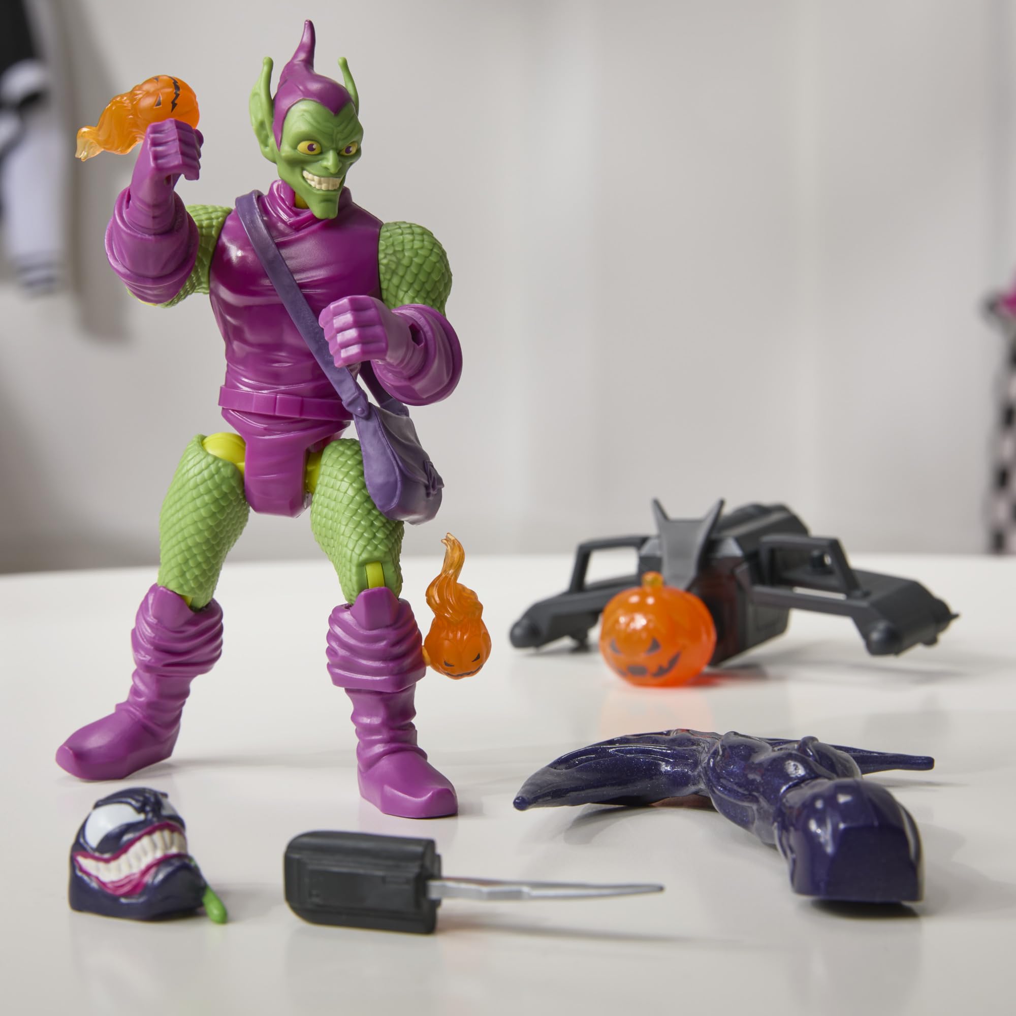 SPIDER-MAN MixMashers Green Goblin Action Figure - 5 Inch | Interchangeable Parts | Ages 4+ 9