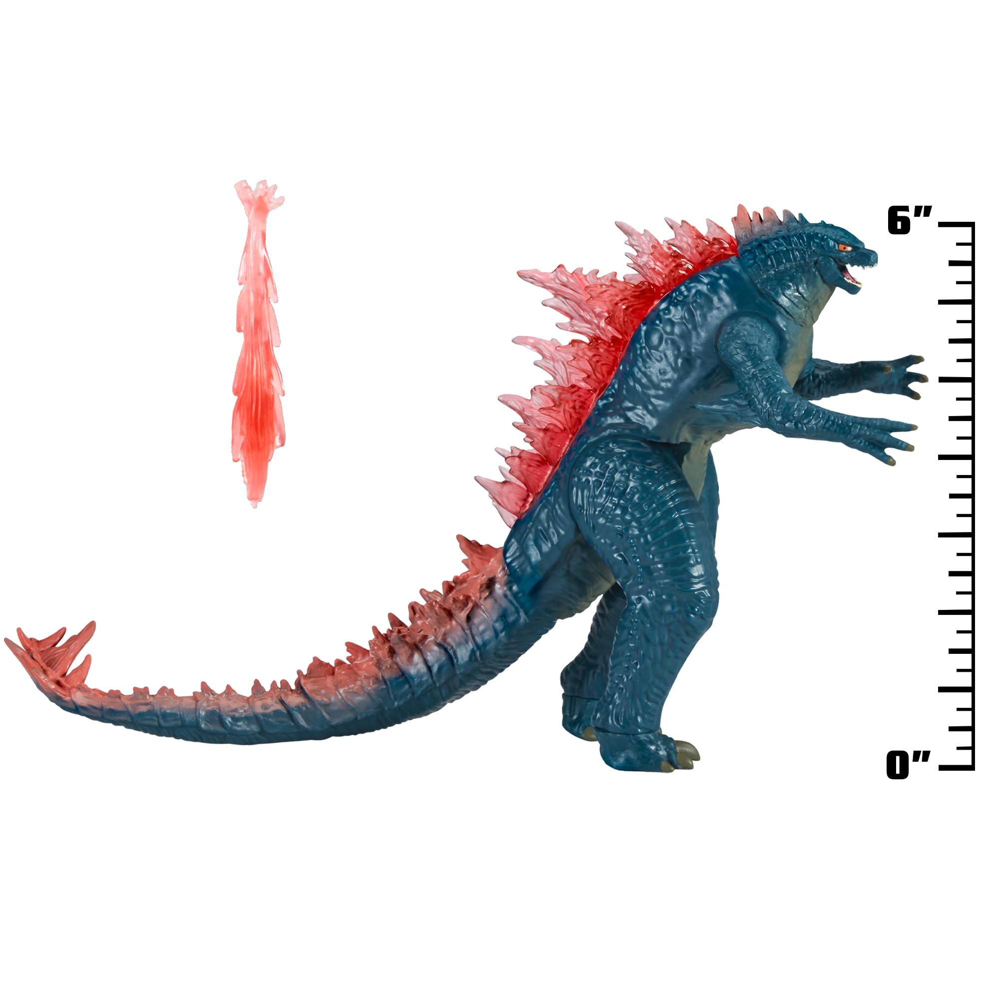 MonsterVerse Godzilla Evolved Action Figure Toy - 6-Inch, Heat Ray Feature | Ages 4+ 3