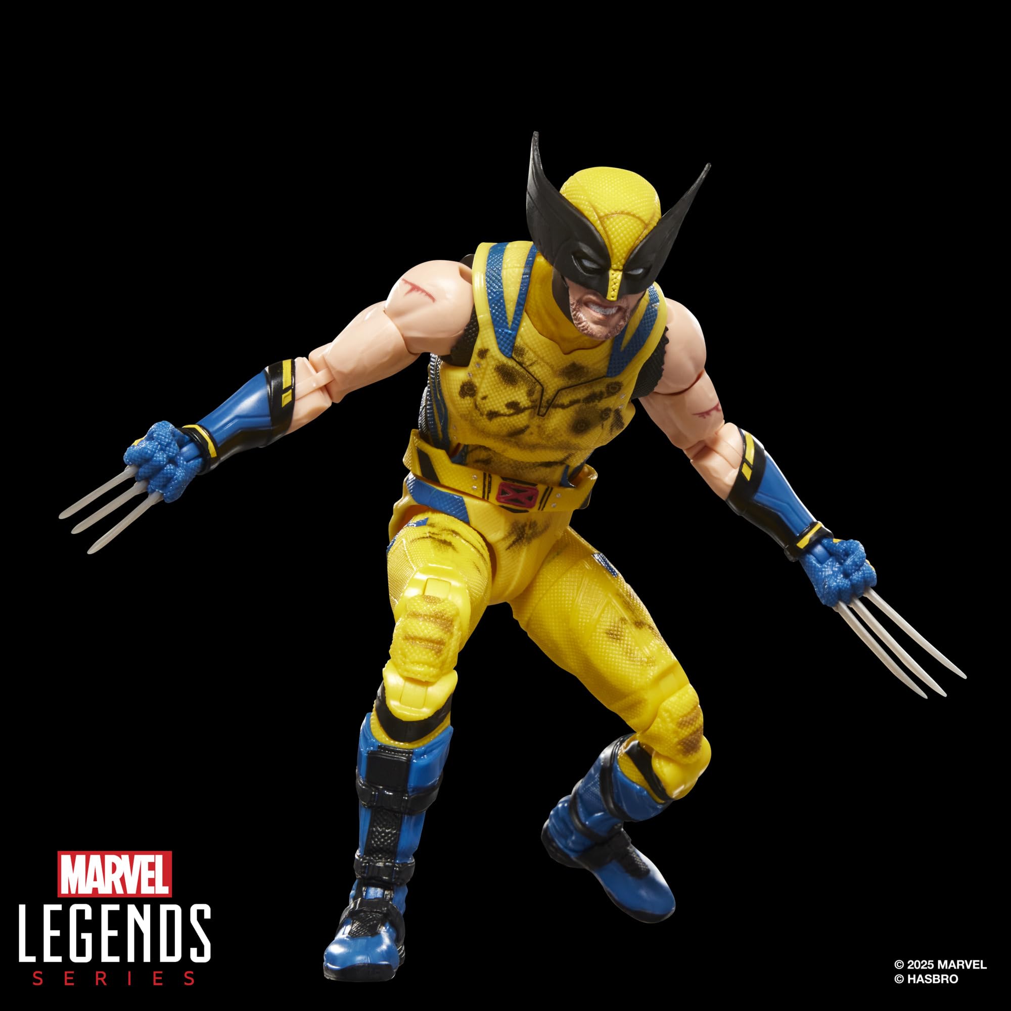 Marvel Legends Series Wolverine Action Figure - 6-Inch Scale, Movie-Inspired Design | Hasbro 6