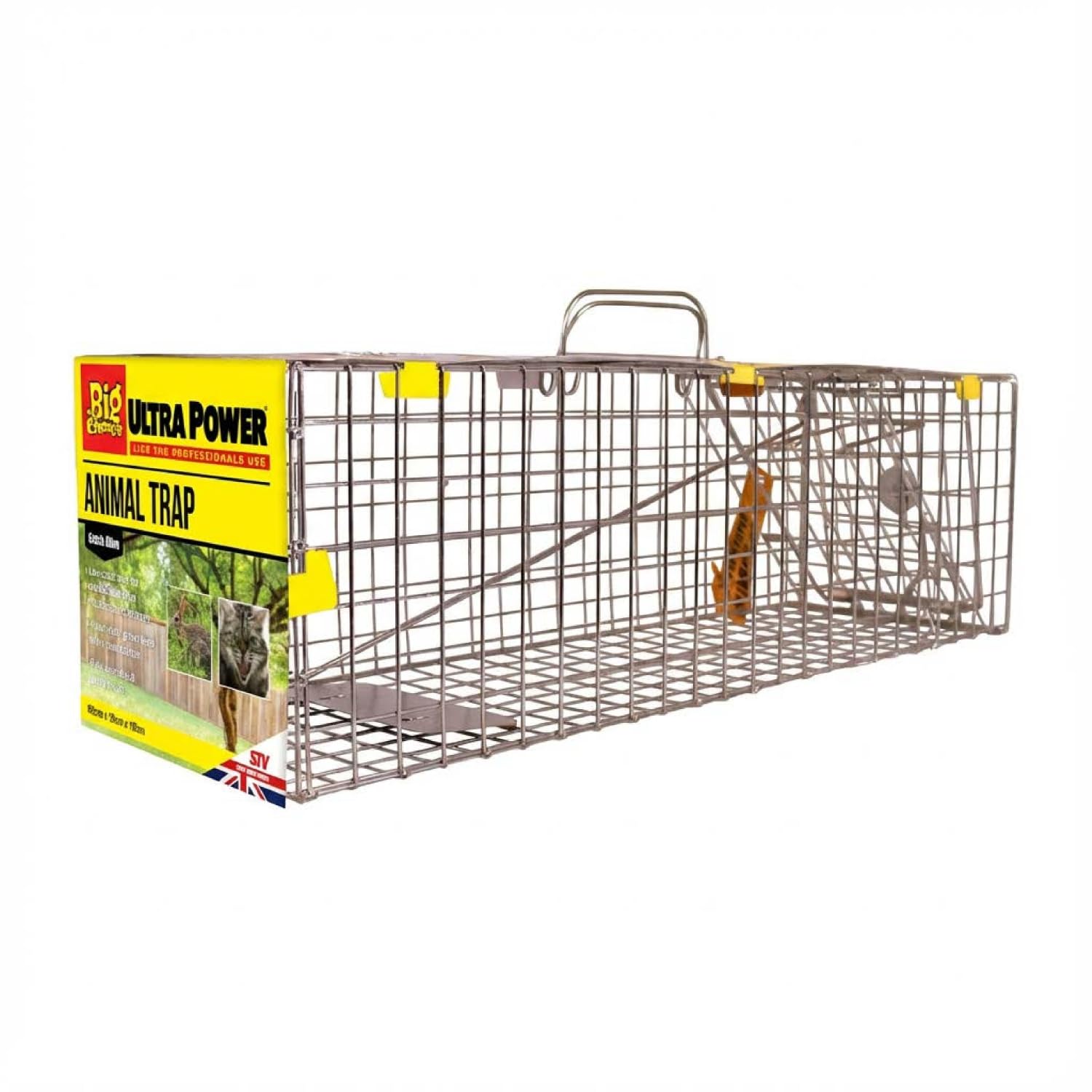 Defenders Live Animal Trap - Humane Capture | Small Cage | Galvanised Mesh 1