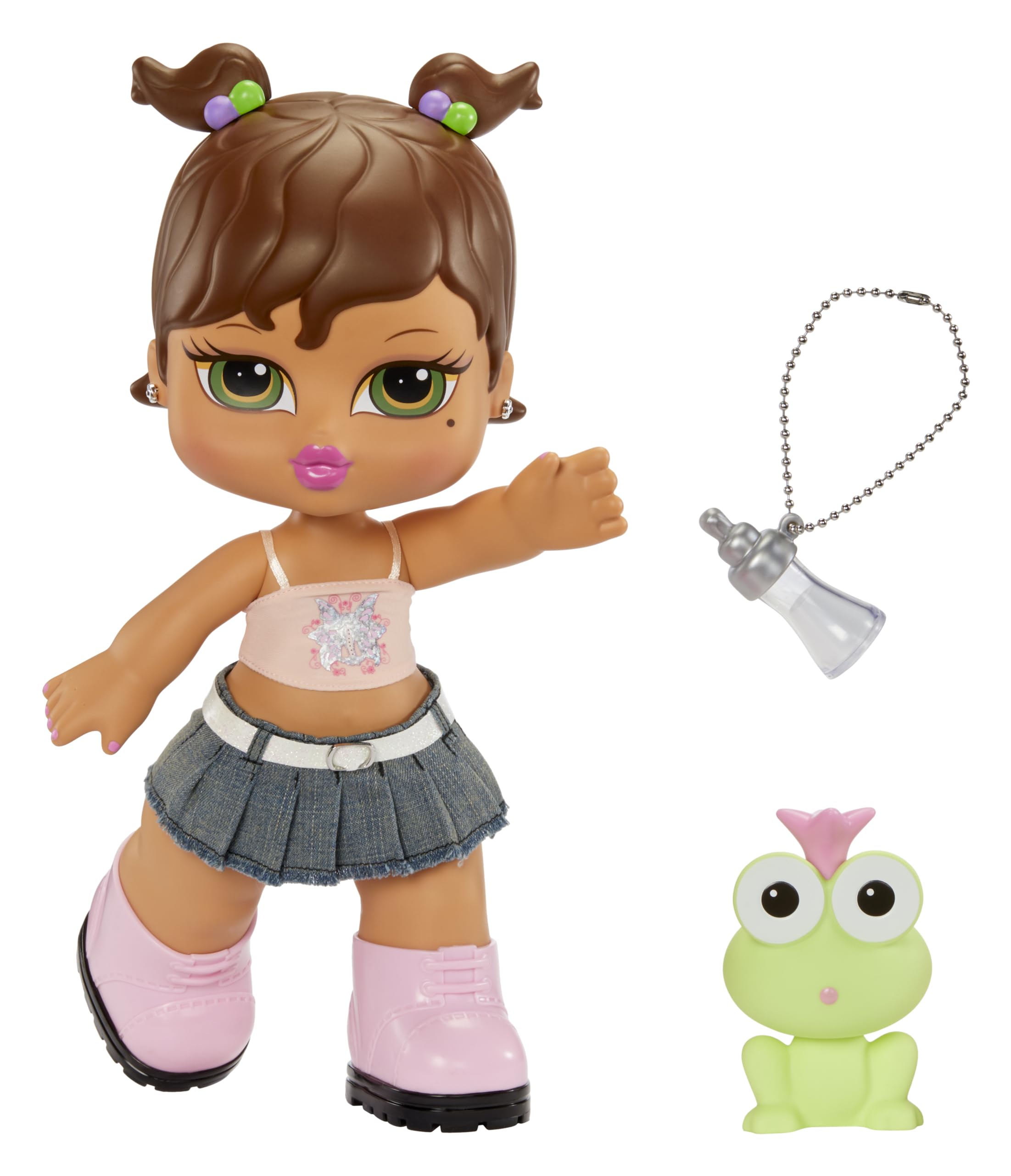 Bratz Big Babyz Yasmin - 34cm Collectible Doll with Pet & Bottle, Pink Fashion Outfit 3