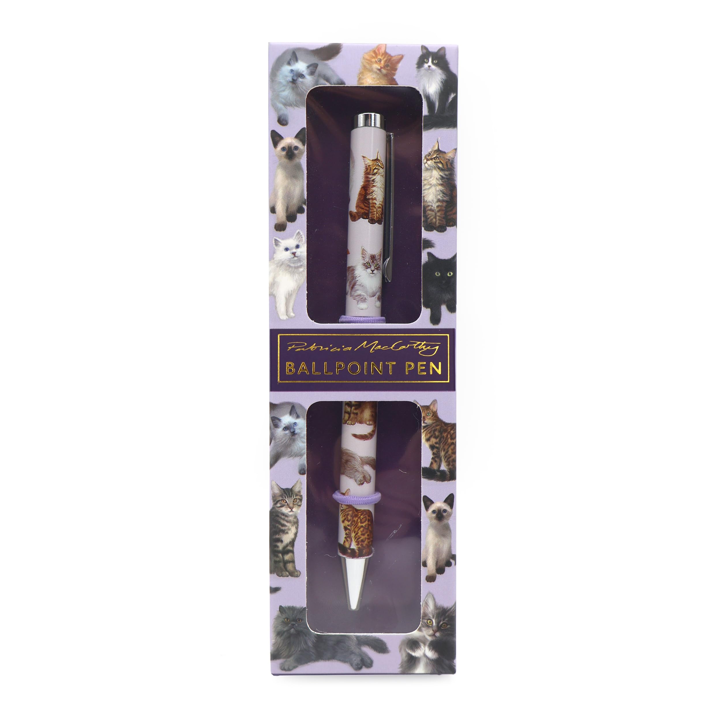 Robert Frederick Cats Ballpoint Pen - Black Ink Twist Nib | Smooth Grip | Gift Box 1