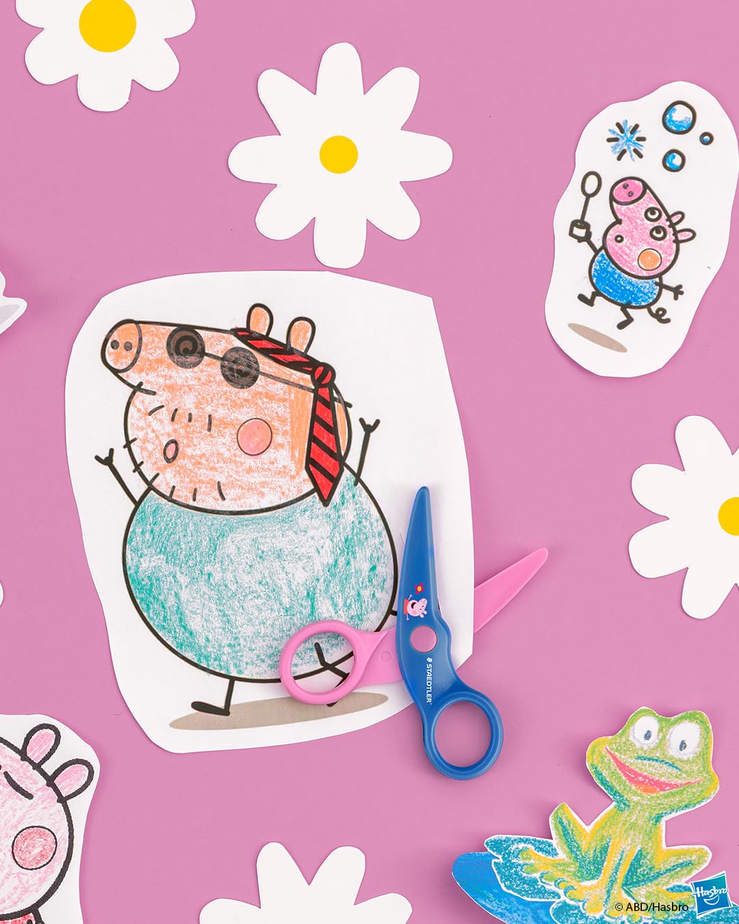 STAEDTLER Peppa Pig Noris Junior Safety Scissors - Rounded Tips, Paper Only Cut | Approx. 10cm 8
