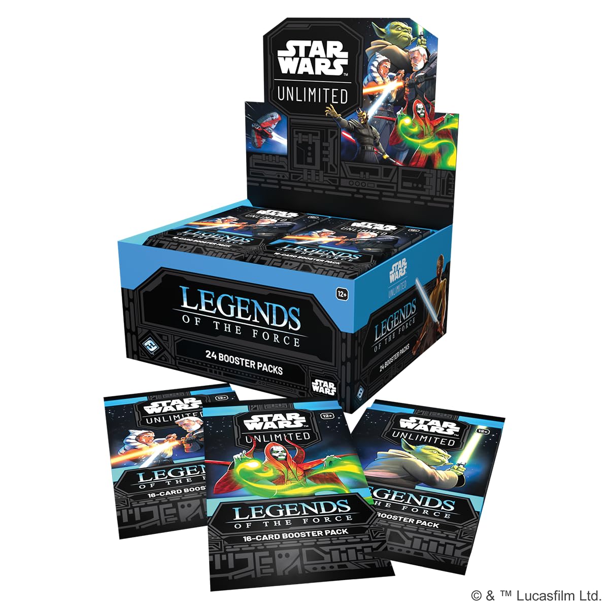 Fantasy Flight Games Star Wars: Unlimited Legends of the Force Booster Display 2