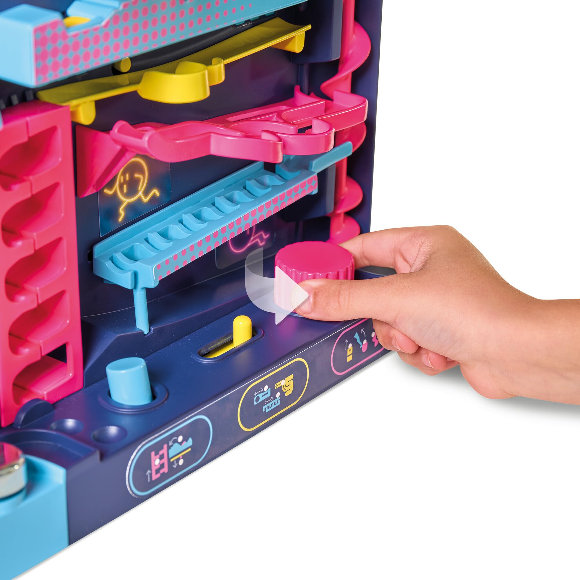 TOMY Screwball Scramble Level Up - Gravity Defying Vertical Obstacle Course Marble Run | Ages 5+ 3