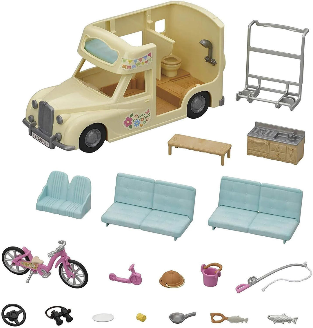 Sylvanian Families 5454 Familien-Campervan-Fahrzeug-Spielset