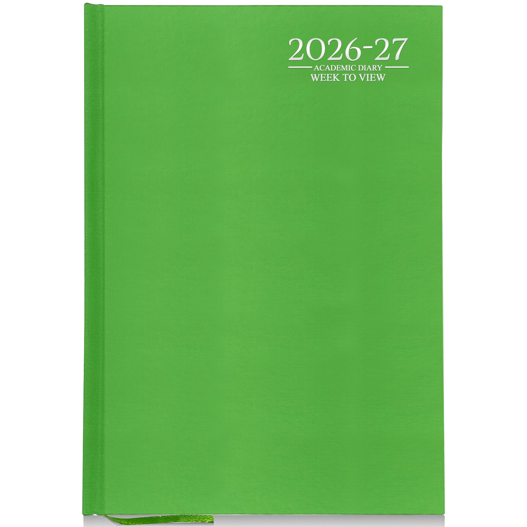 G4GADGET 2026-2027 Academic Diary - A5 Week To View | Lime Green Hardback 1