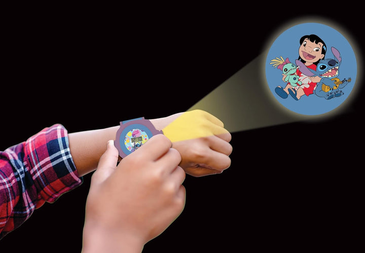 LEXIBOOK Disney Adjustable Projection Watch Digital screen-20 Images of Lilo & S