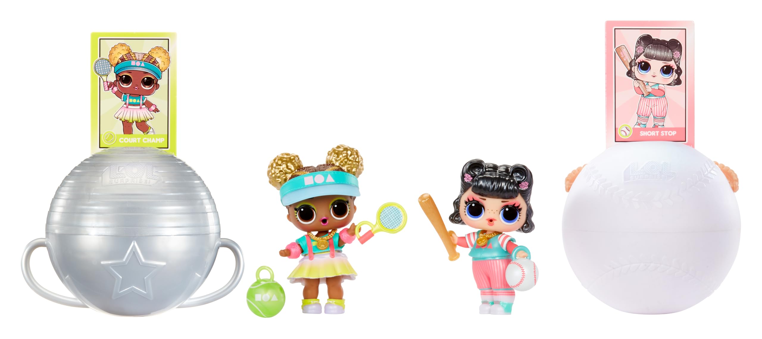 L.O.L. Surprise! All-Star Sports Vault Collection Tots - 12-Piece Doll Set with Accessories 2