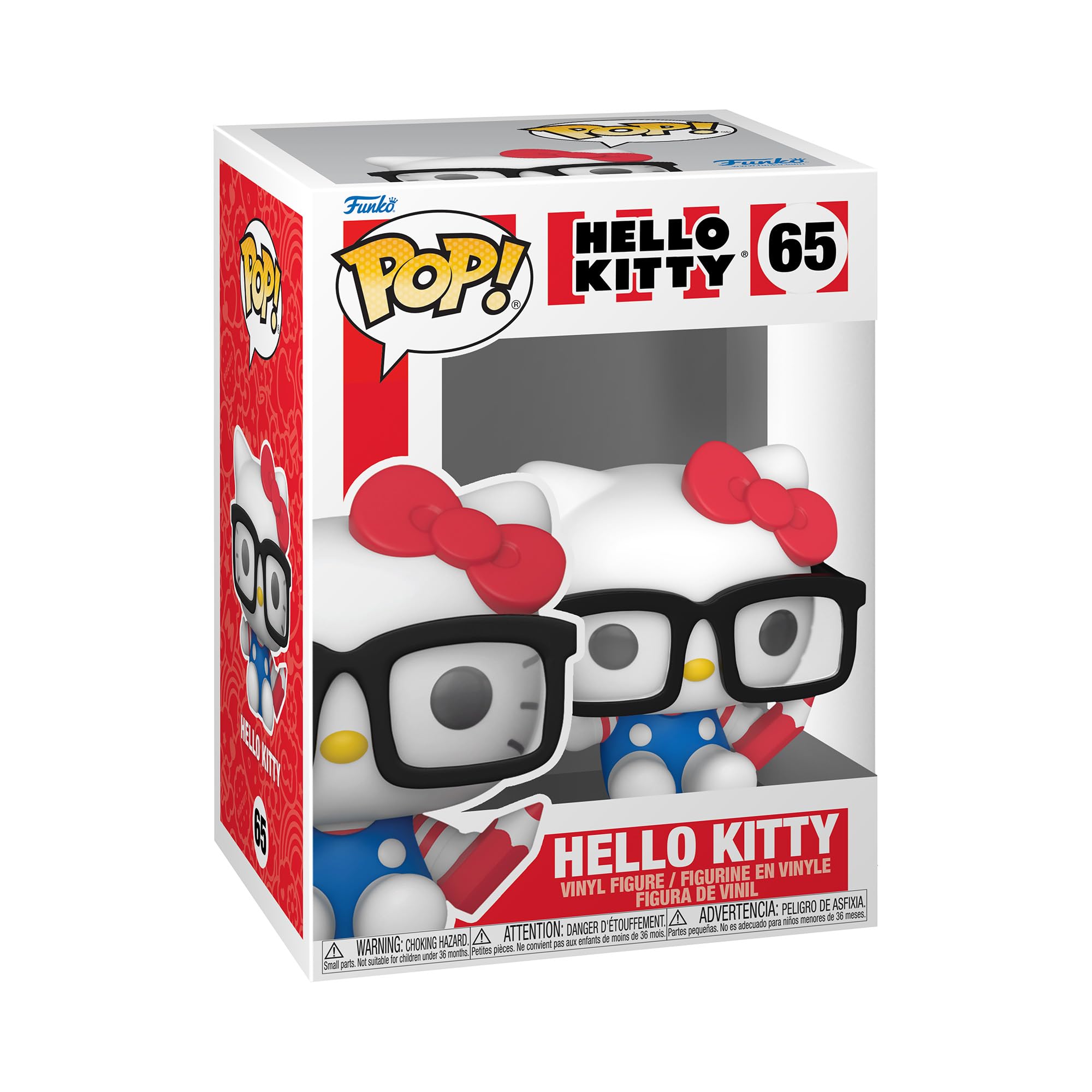 Funko Pop! Sanrio: Hello Kitty - HK Nerd Vinyl Figure 4