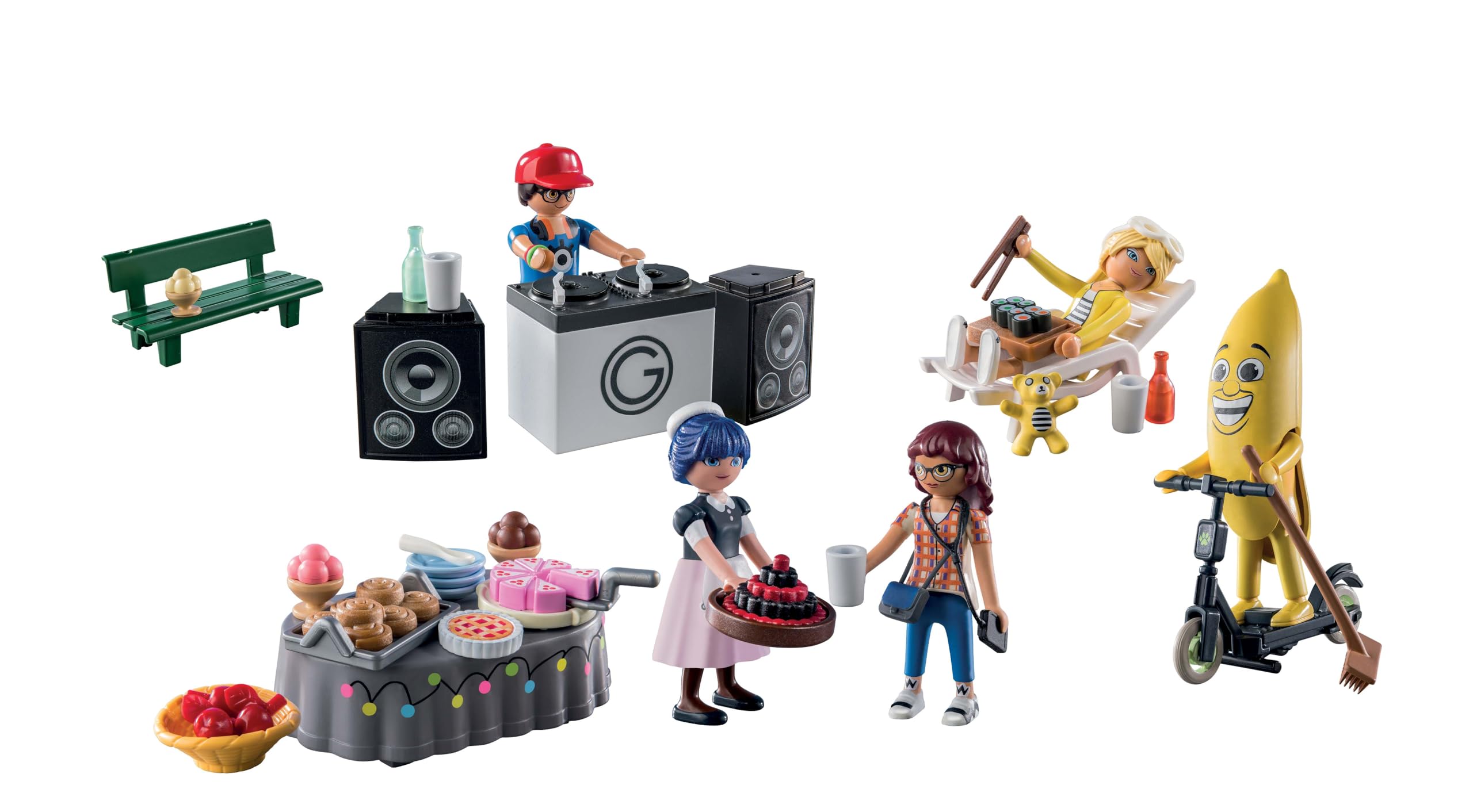 Playmobil 71344 Advent Calendar: Miraculous - Picnic in Paris - 72-Piece Playset for Ages 4+