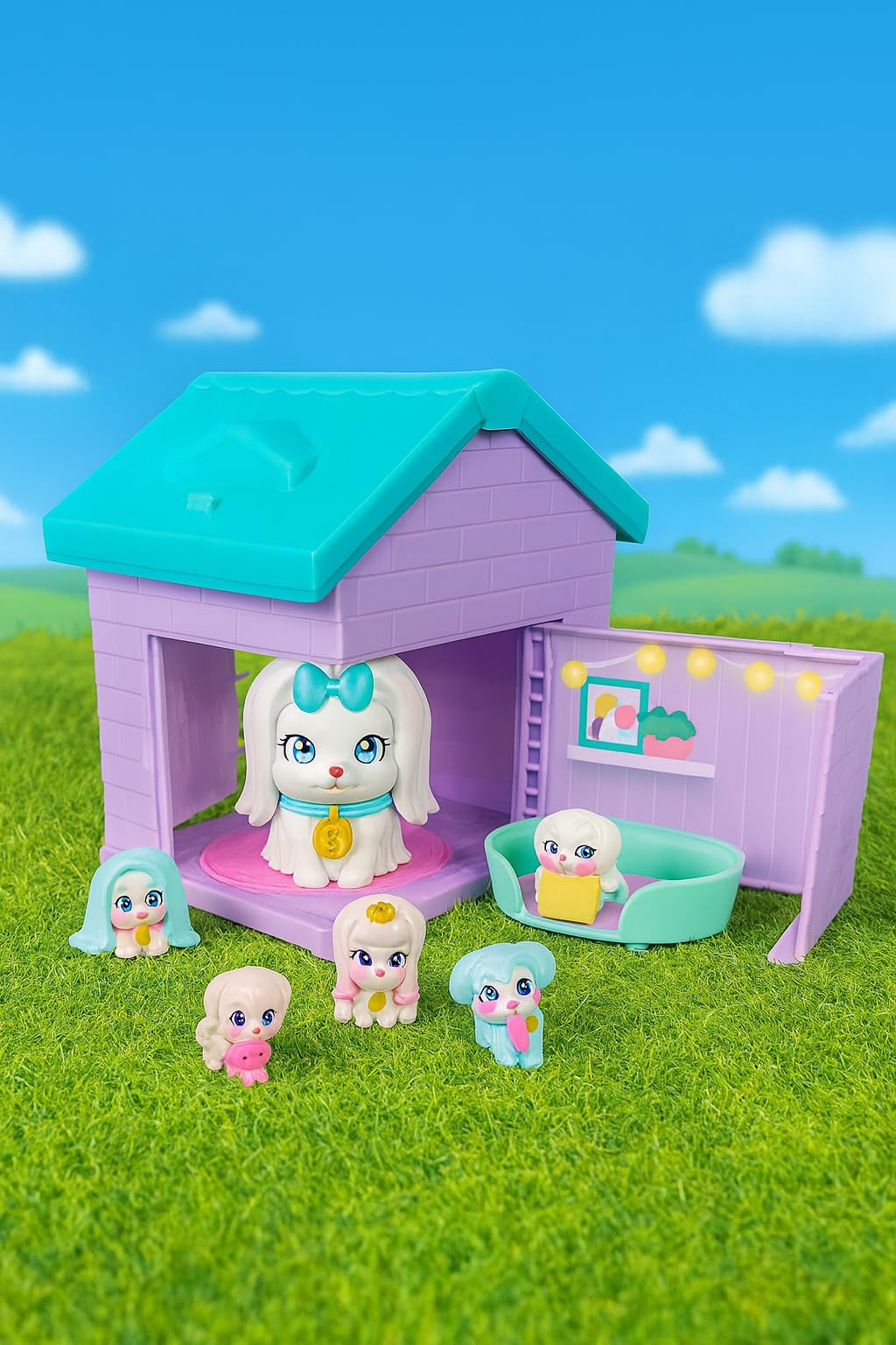 Little Live Pets Mama Surprise Families - Mama's House Beagle and Maltese B Playset | Ages 5+ 7