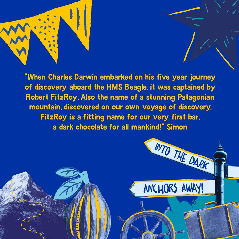 Montezuma - FitzRoy 74% Cocoa Dark Chocolate Mini Bar, Organic, Vegan, Gluten-Free 11