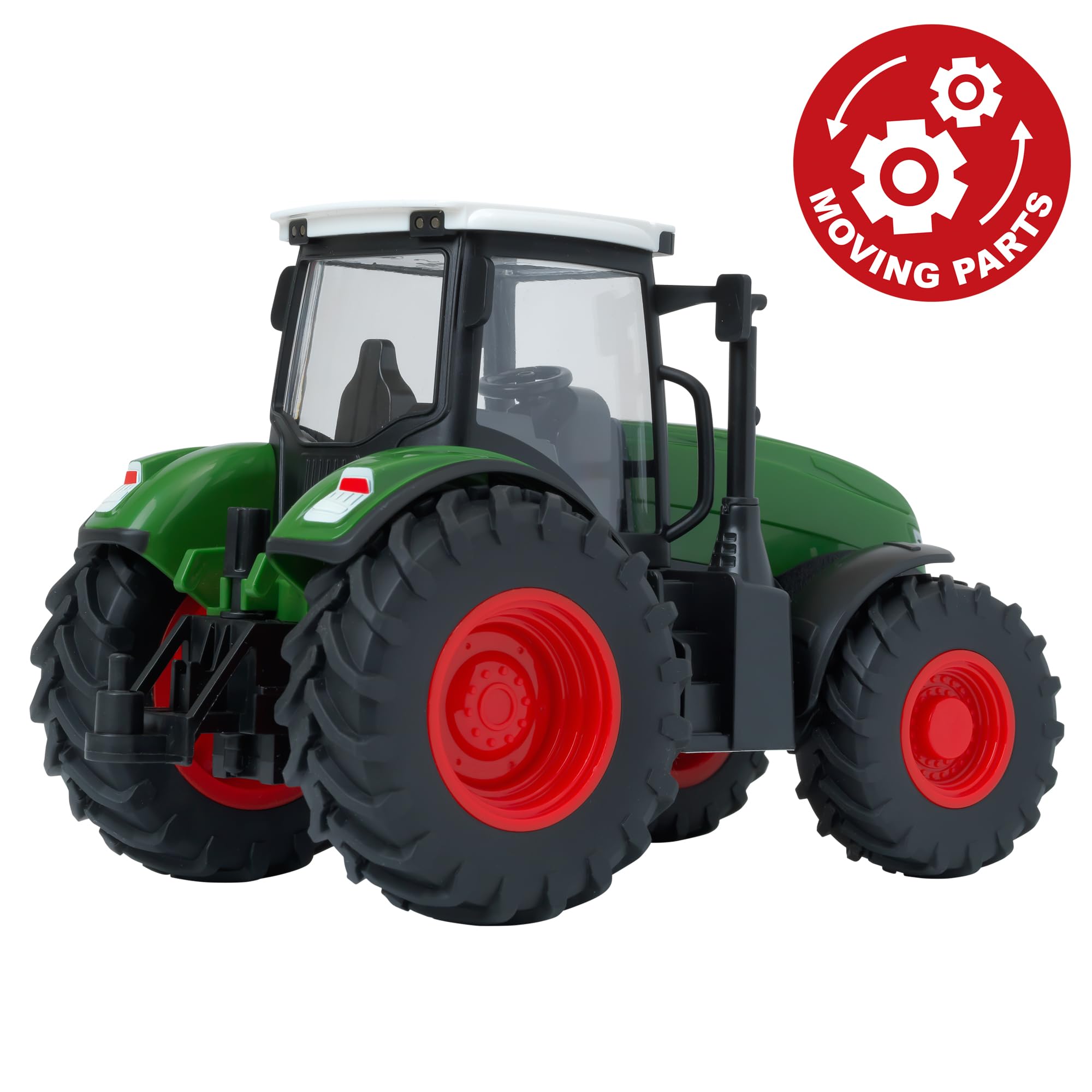 Classic Country John Adams Tractor - 19cm Lights & Sound Vehicle for Kids 3+ 4