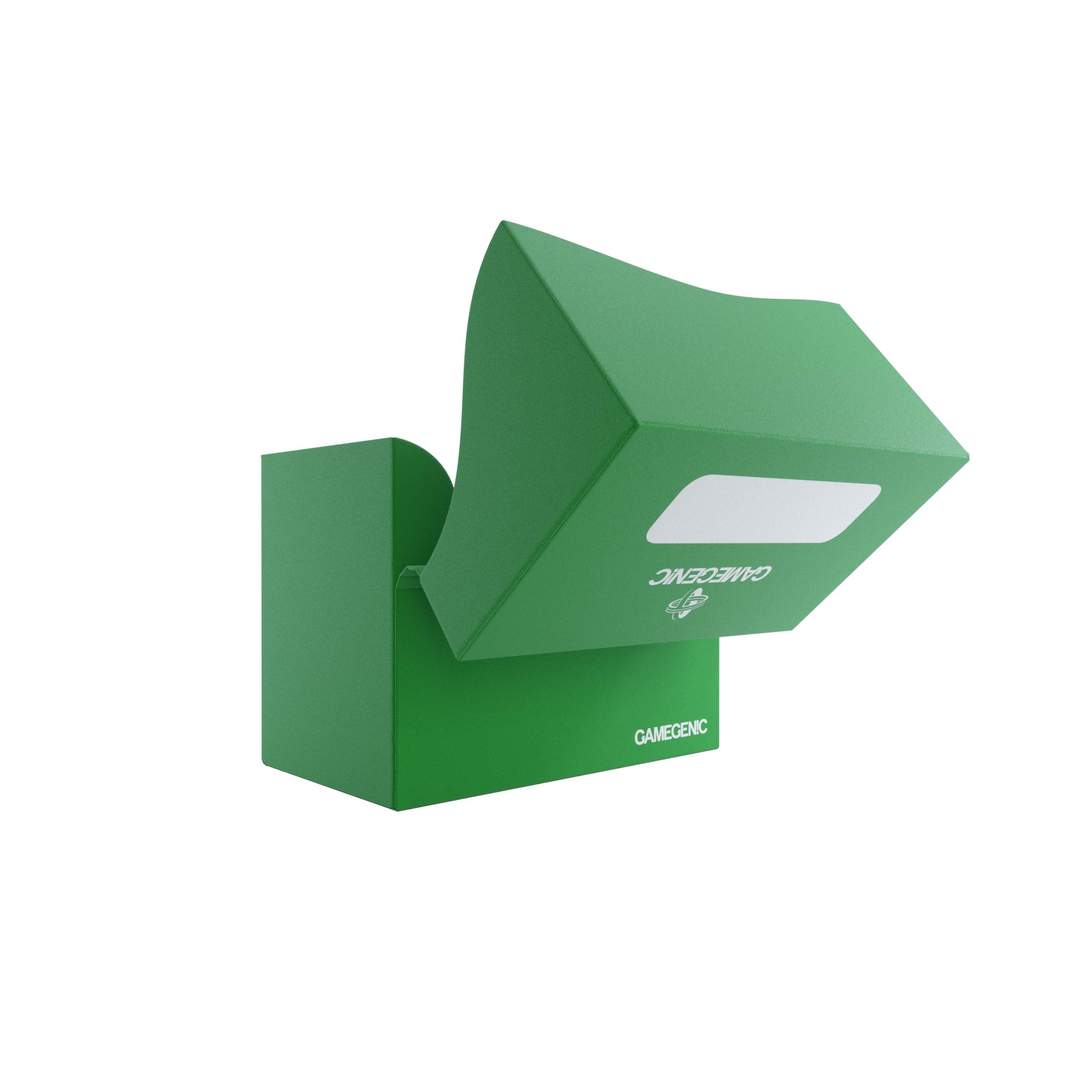 Gamegenic 80-Card Side Holder - Green | Side-Loading | Durable Plastic 4