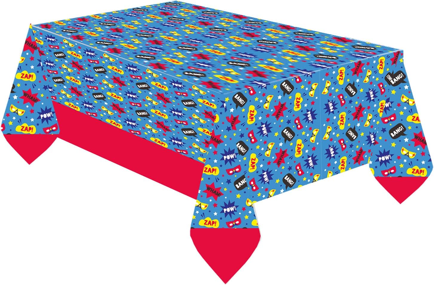 Amscan Superhero Birthday Party Paper Table Cover - 1.8 m 1