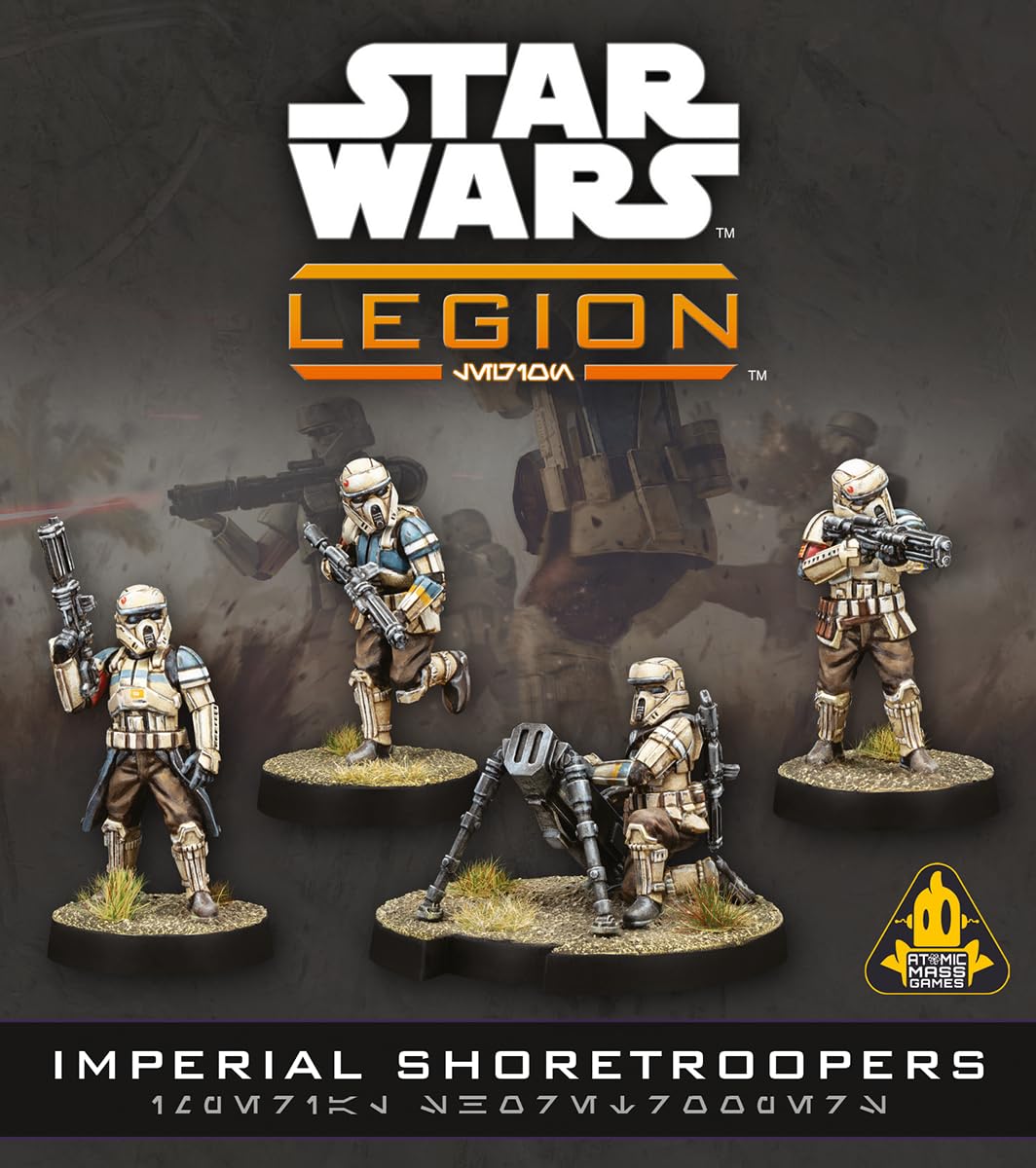 Asmodee Star Wars: Legion - Imperial Shoretroopers Miniatures Game Expansion | 11 Miniatures | 2 Players