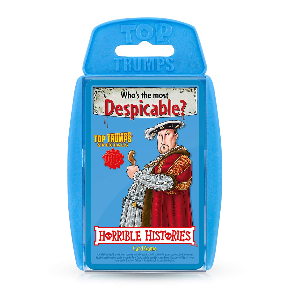 Top Trumps Horrible Histories Specials Card Game | Portable | Multicolor